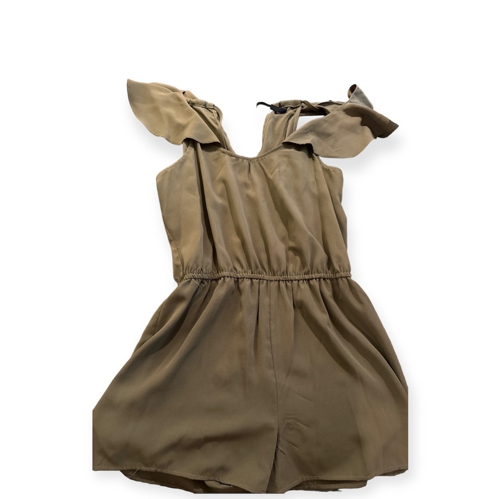 NWT olive green romper